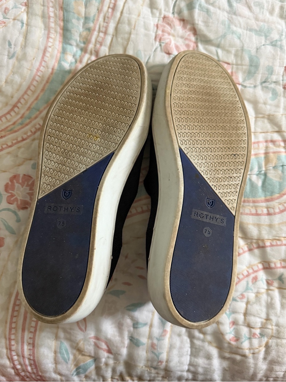 Rothy's Women navy Slip-On Knit Sneakers - Picture 3 of 3